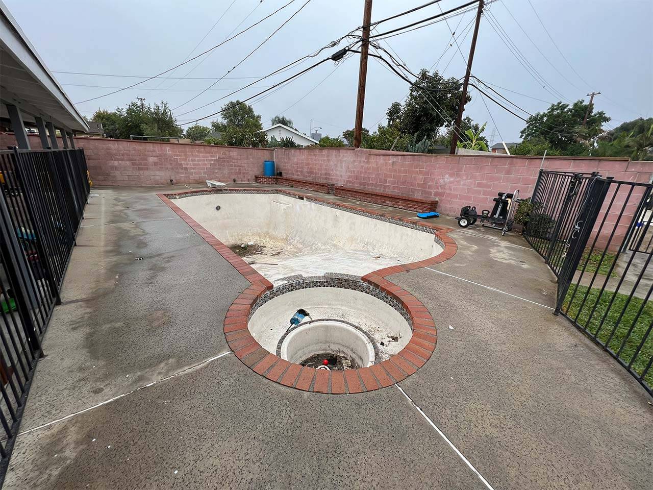 pool demolition in Los Angeles